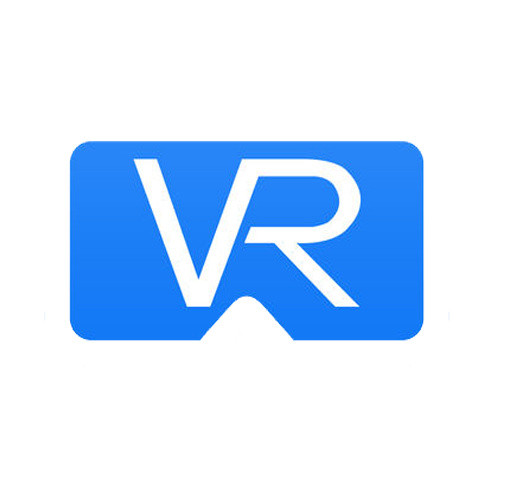 VR图标蓝色虚拟现实