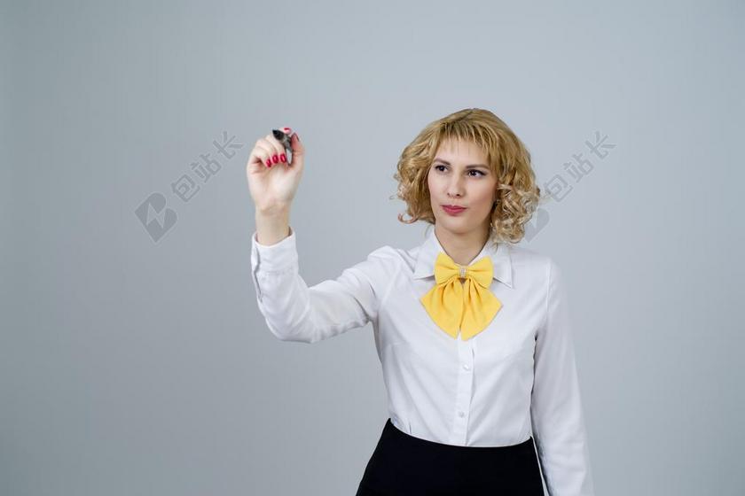 美丽的女老师背景图片