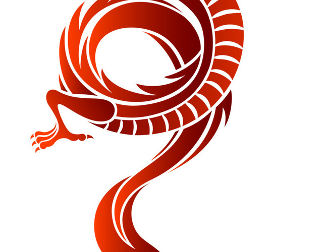 矢量中国龙
