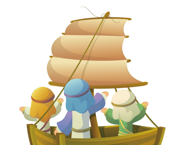 海里行驶中的农民