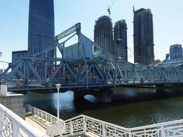 现代桥梁建筑背景图片
