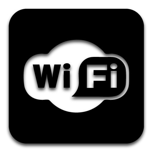 应用程序WIFI黑色图标