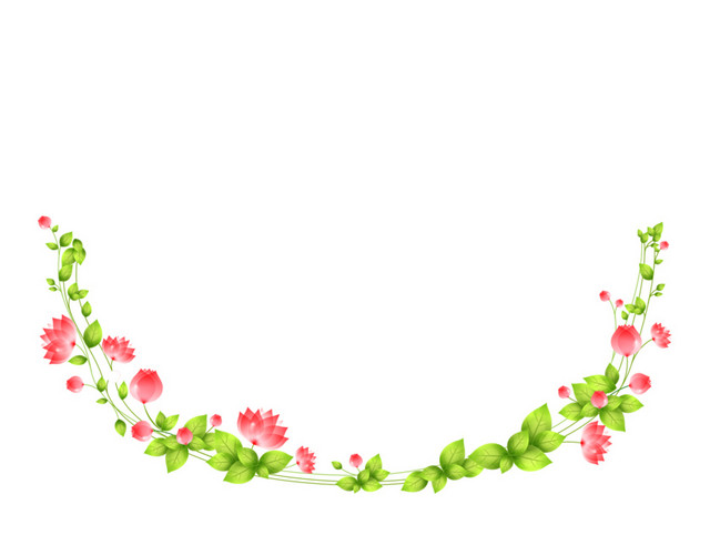春天清新花藤