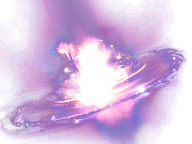 紫色旋转光圈