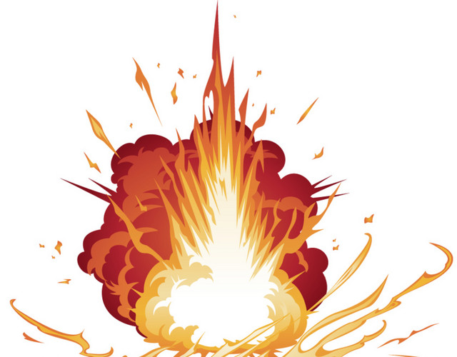卡通爆炸云