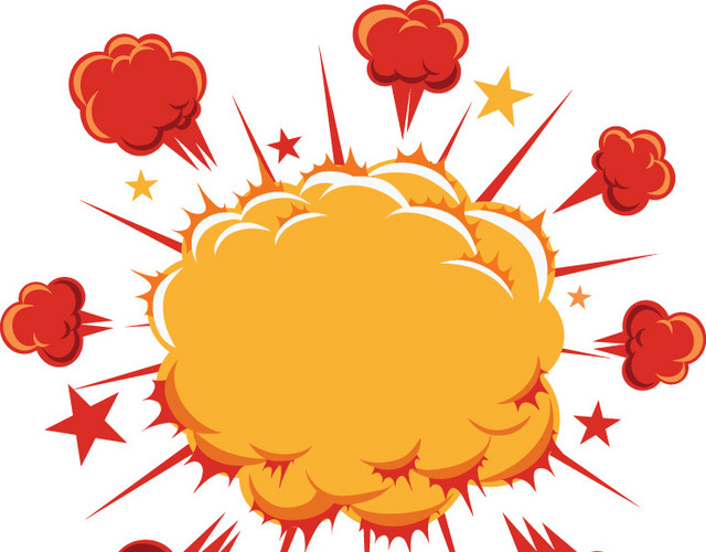 爆炸效果元素