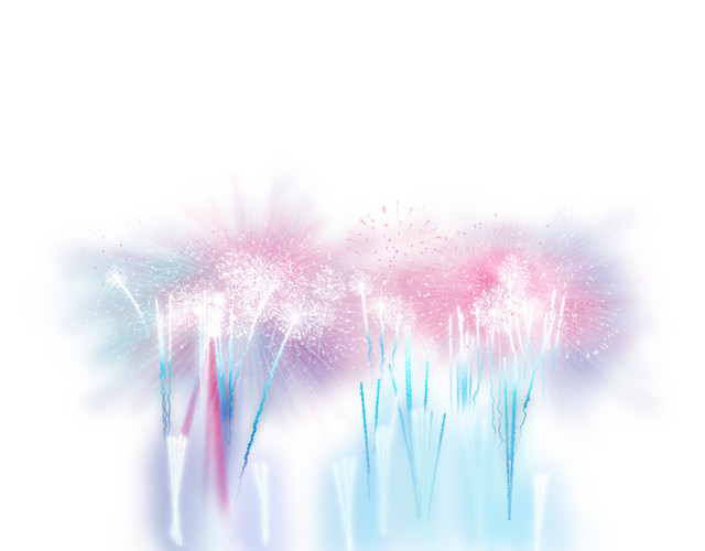 彩色烟花