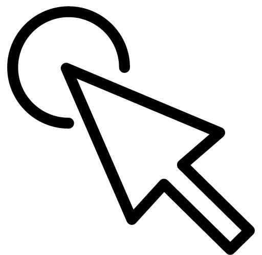 鼠标点击图标
