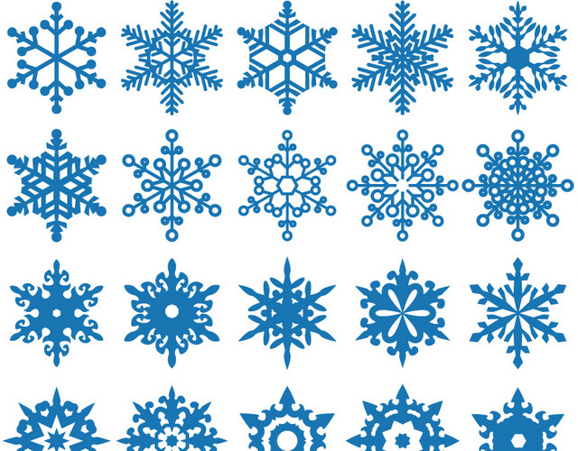 漂亮的雪花
