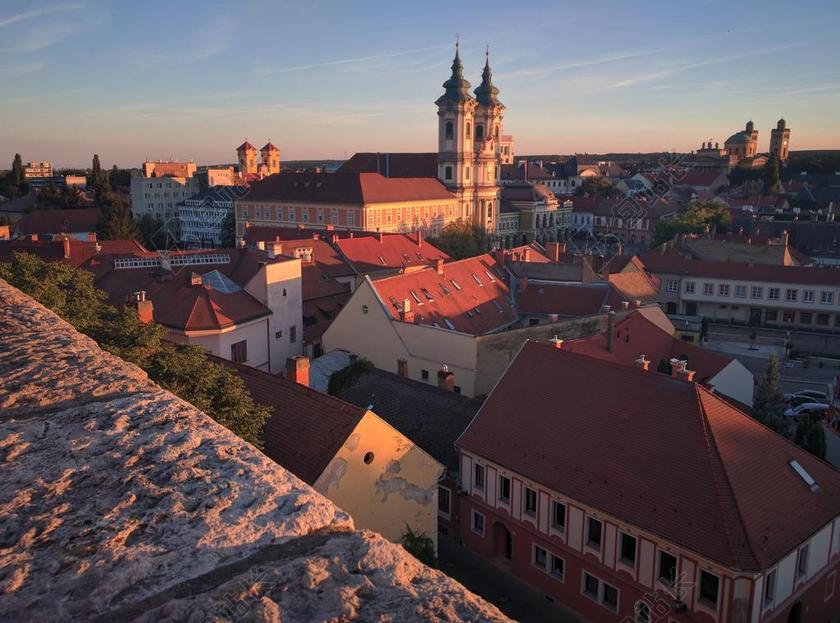 匈牙利 埃格尔 欧洲 旅游 城市 结构 建设 匈牙利语 夏天