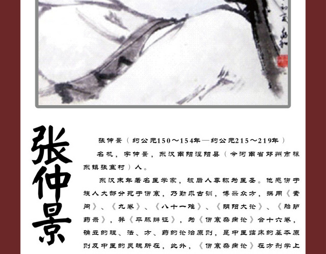 古今名中医张仲景