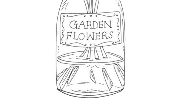 花瓶装饰简笔画