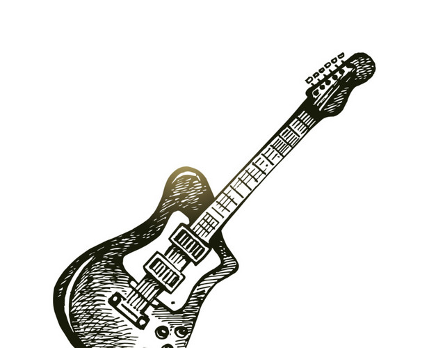 素描吉他