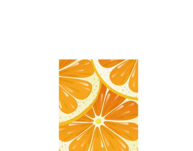 手绘橙汁