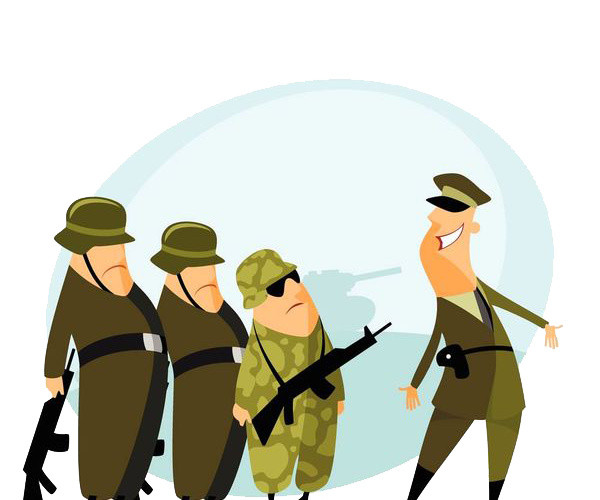 新兵训练听指挥