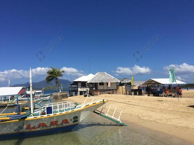 菲律宾共和国 海 休闲区 天空 大自然 游艇 景观 云 蓝色