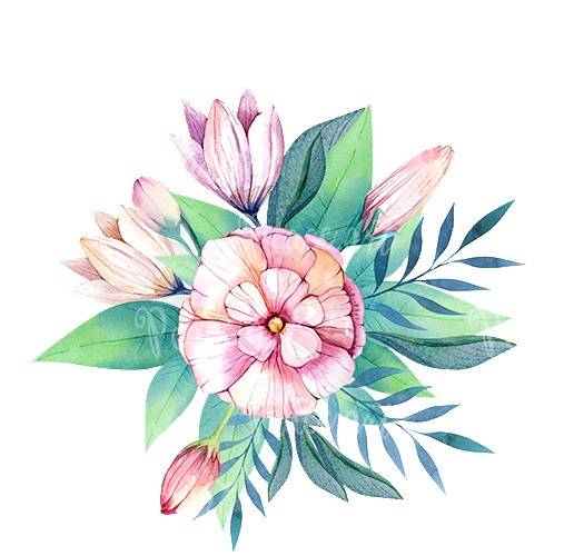 手绘花