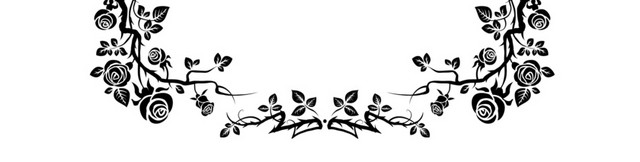黑色花白素材