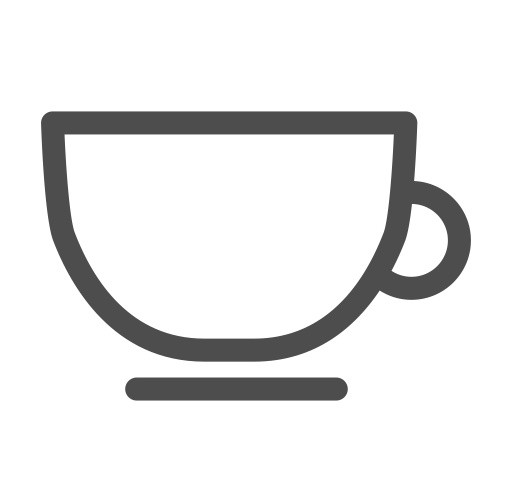 早餐咖啡杯会议休息购物茶旅行图标集第一部分