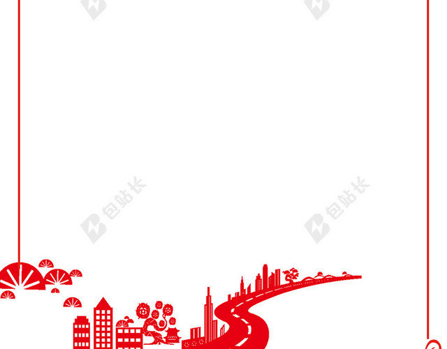 中国风新年促销海报背景