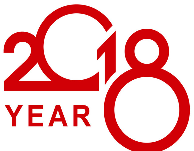 红色2018狗年