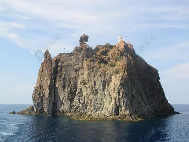 石 海 岛 STROMBOLLICCHIO 悬崖 意大利