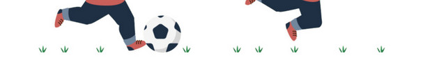 卡通小人运动踢足球素材图片