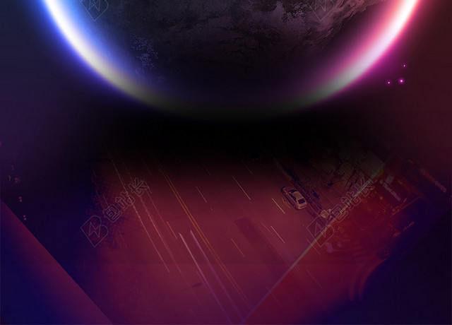 星球科幻H5背景