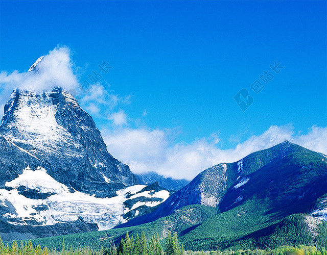 山水风景背景