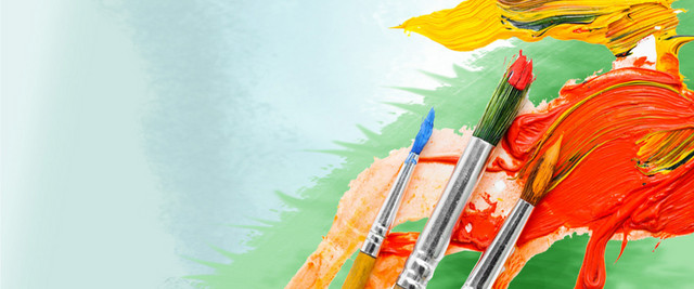儿童节卡通蓝色海报BANNER背景