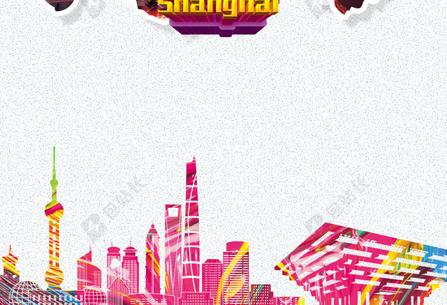 上海手绘旅游BANNER海报