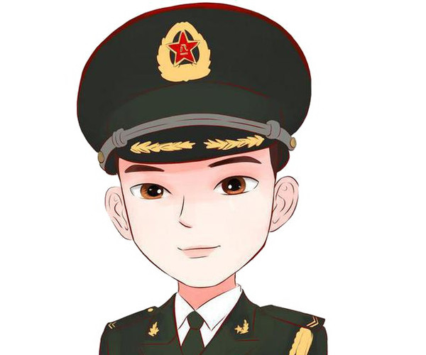 卡通军人形象