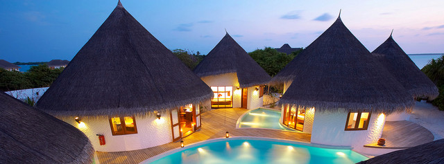 国外旅游夜景海景背景BANNER