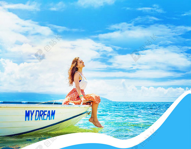 普吉旅游海报图片背景素材