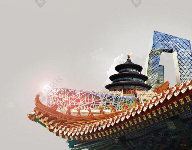 旅游海报背景