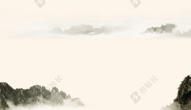 彩色天空山峰背景素材