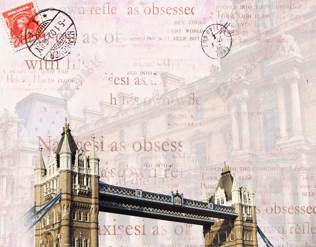 英国旅游背景素材