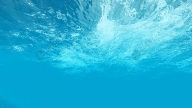 海水 蓝水 海面下 水纹 蔚蓝 高清 大图 清澈 水下