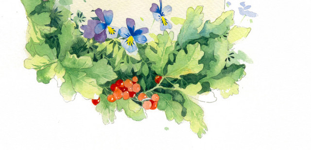 中秋节手绘兔子