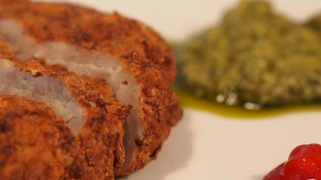 食物美味肉排近照肉食美食背景图片