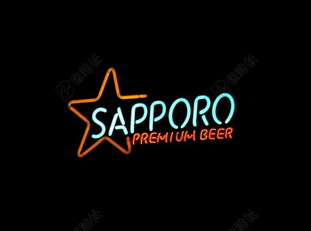 霓虹灯 啤酒 酒吧 札幌 酒精 迹象 喝 娱乐 夜生活
