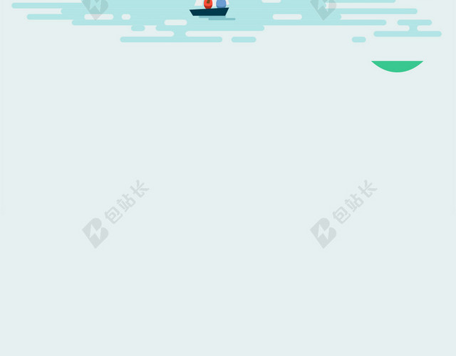 春天景色海面H5背景