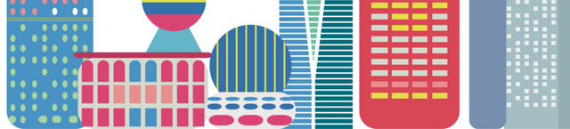 几何城市建筑素材
