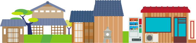 现代仿古建筑别墅矢量素材