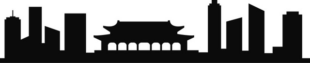 世界标志性建筑剪影素材