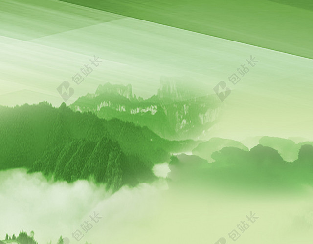 春天草地绿色H5背景