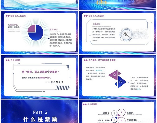 科技风如何激励团队PPT