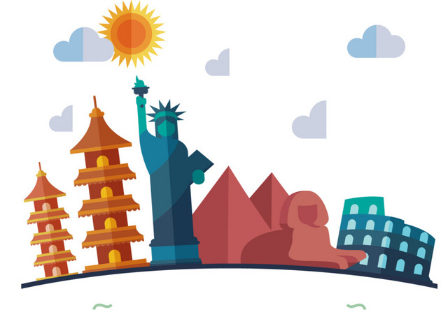 扁平化世界旅游景点