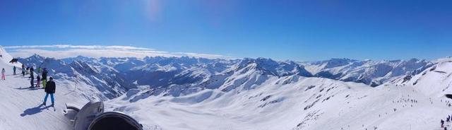 全景 GRASJOCH 福拉尔贝格 滑雪 雪 太阳 冬天