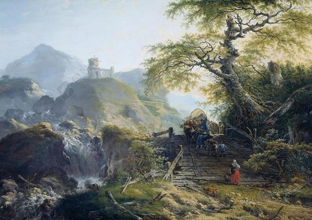 画 图稿 景观 历史 帆布 石油 博物馆